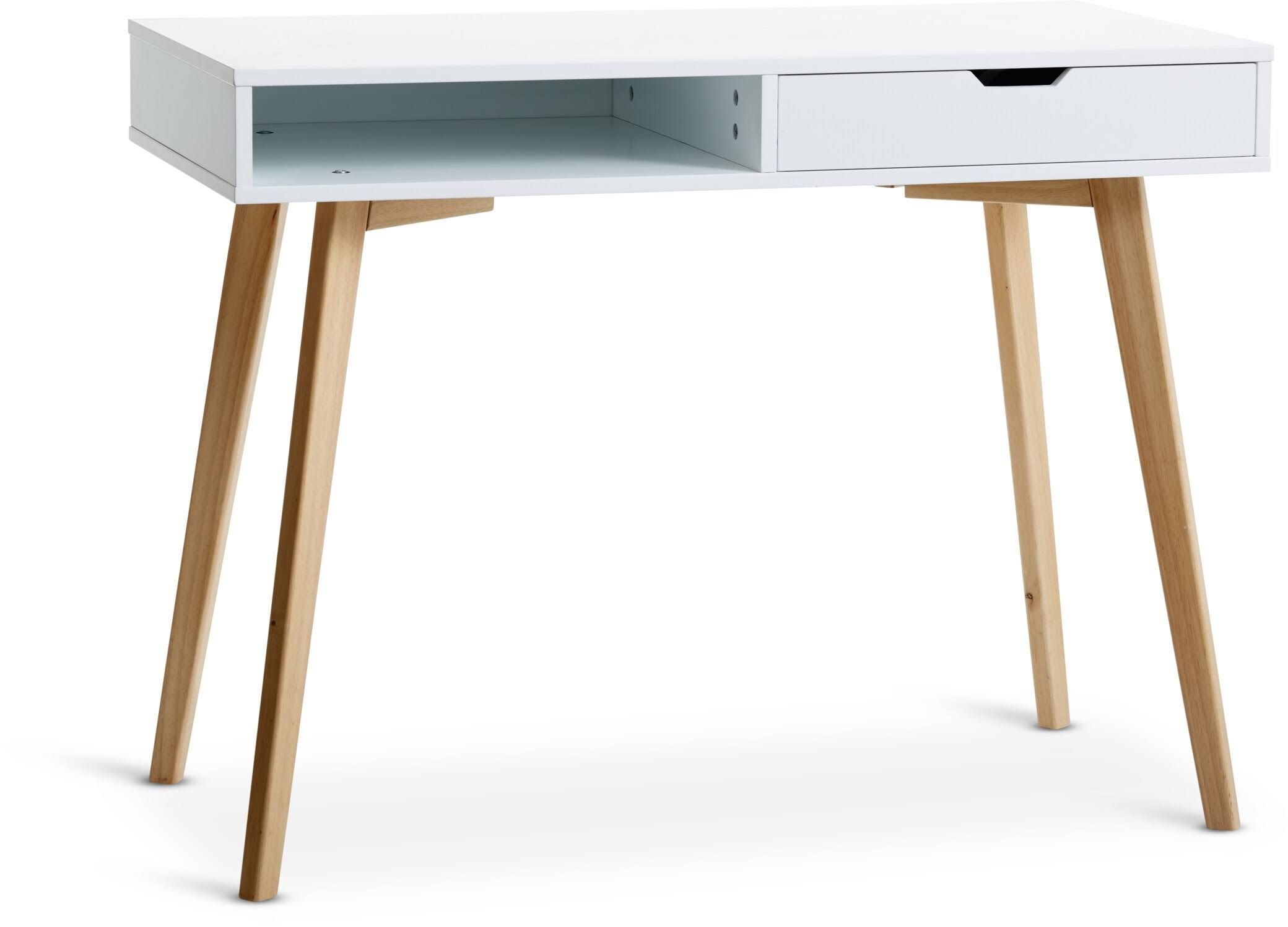 JYSK Schreibtisch TAMHOLT 50x100 weiß/natur