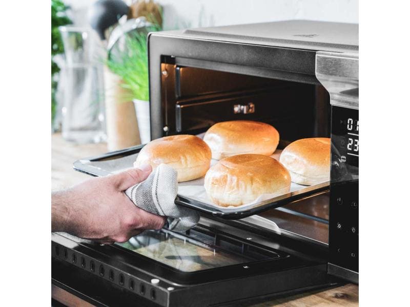 Gastroback Backofen Bistro Bake & Grill 26 l, Silber Elektronisch geregelter Multifunktionsofen