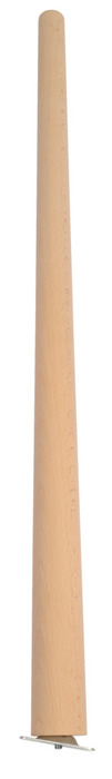 Bordben skråtstillet Ø25/45 mm x 70 cm bøg/natur
