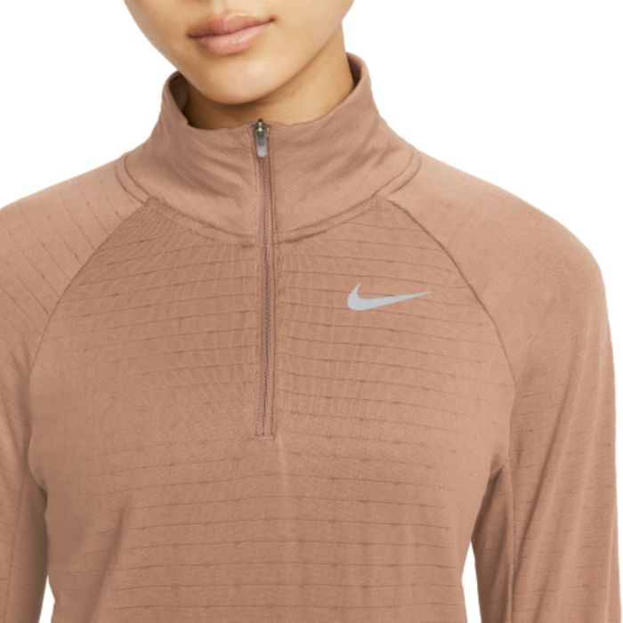 Nike Dame Trøjer Therma-Fit Element Halfzip Brun