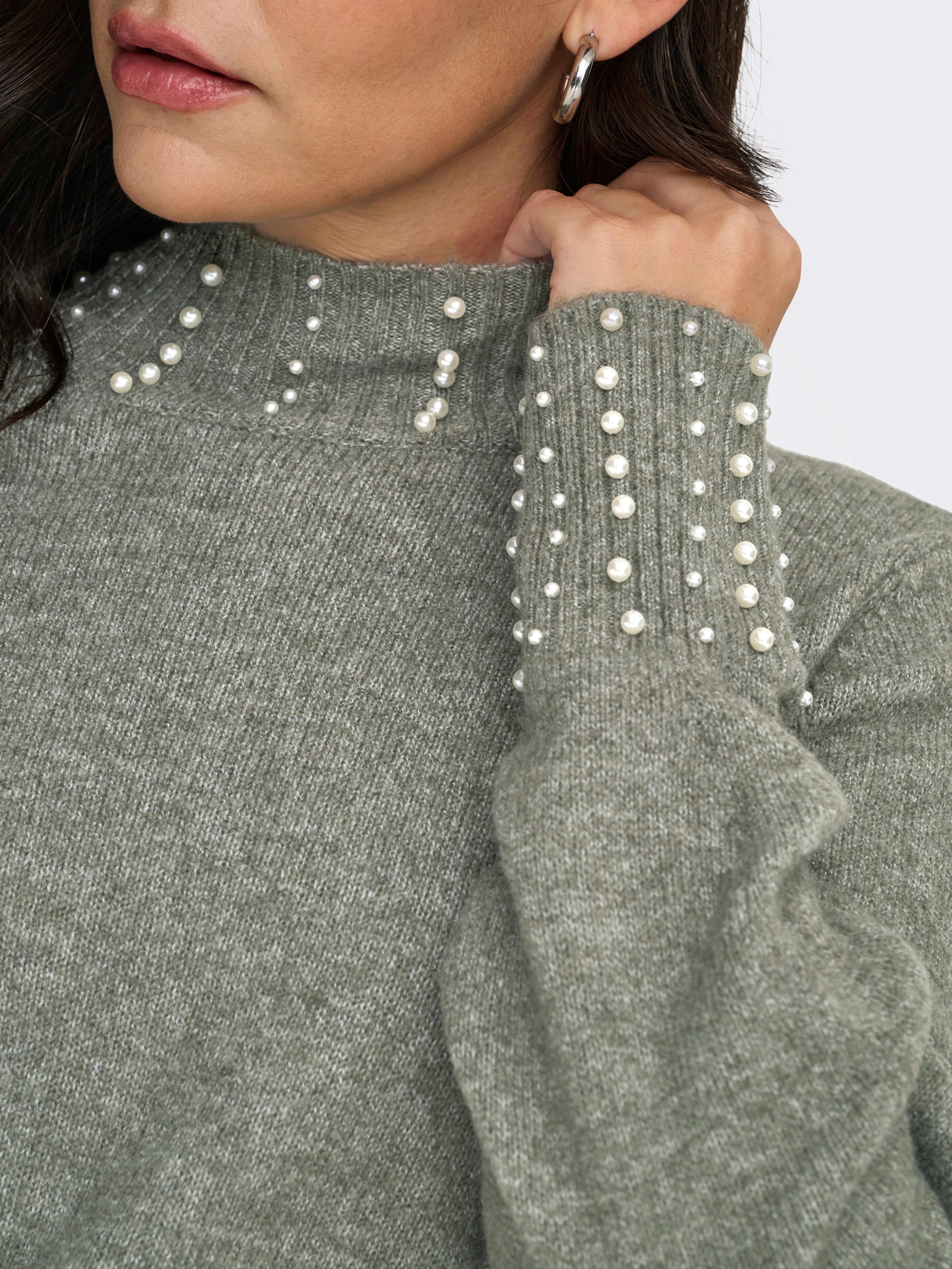 JDYRUE Strickpullover Castor Gray