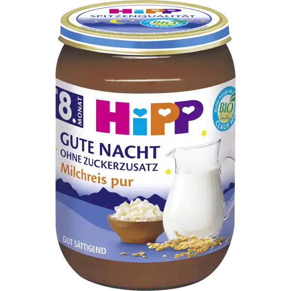 Bio Gute Nacht Milchreis pur