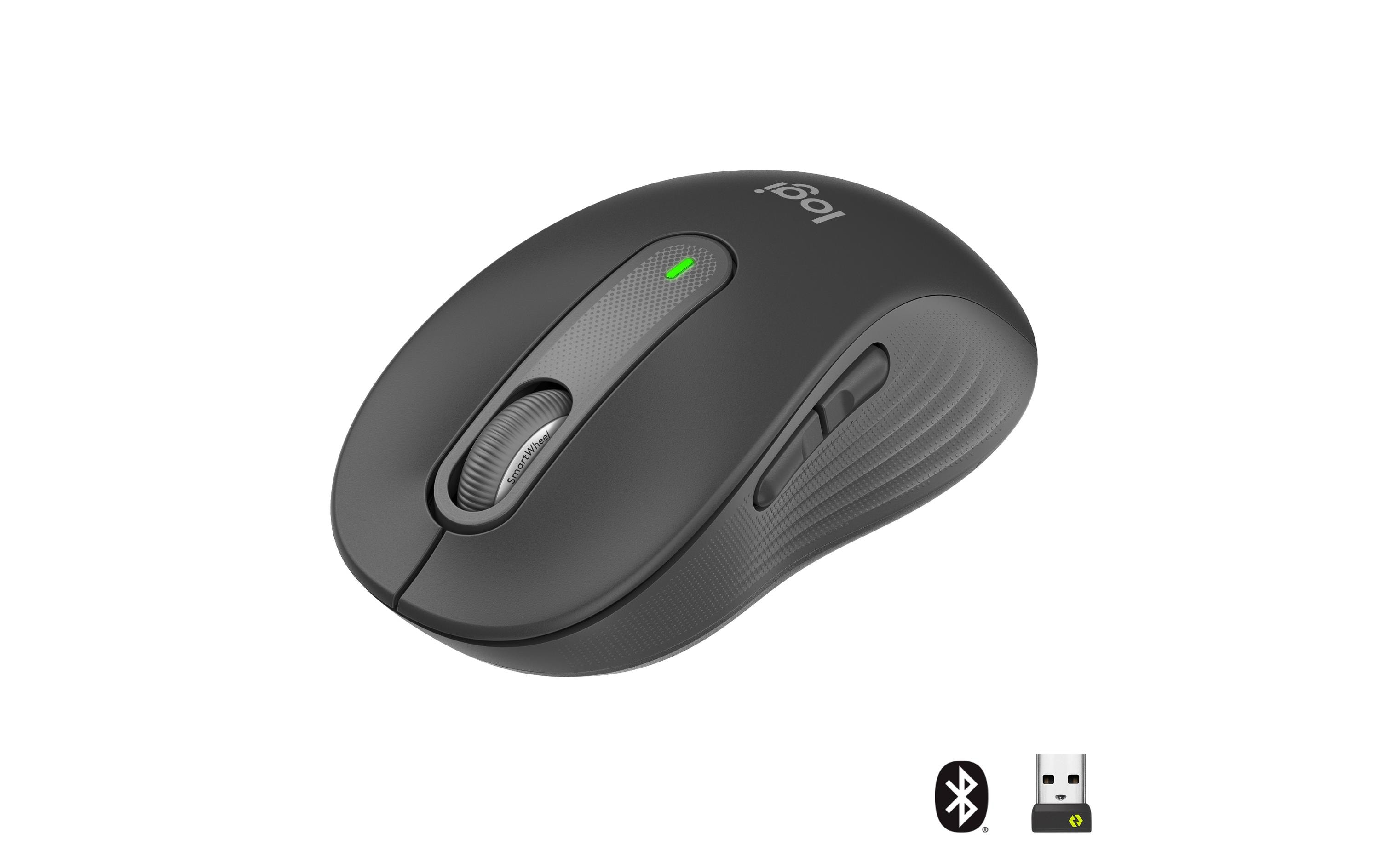 Maus Signature M650 for Business GraphitePräzise Wireless-Maus mit «Logitech SilentTouch»-Technologie