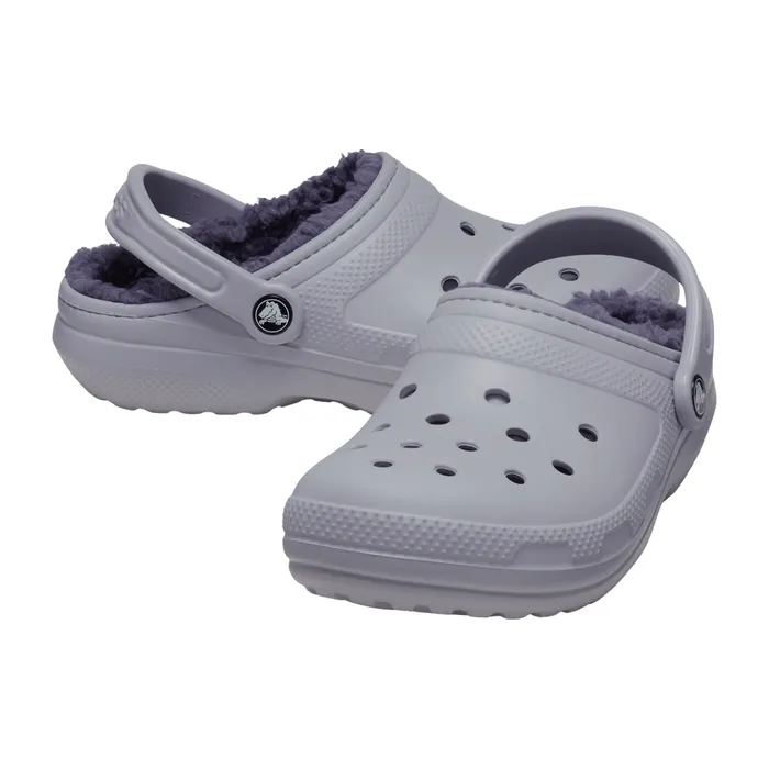 Crocs Classic Fuzz Lined Clog Instappers Senior