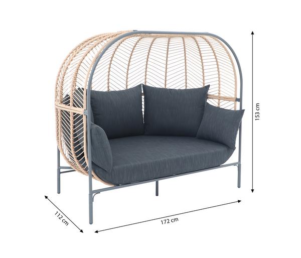 Dehner Daybed Venezia, ca. B172/H153/T112 cm