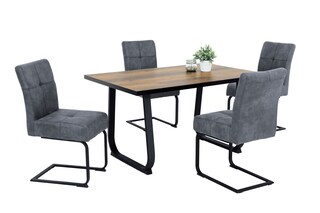 Tisch Luise Oldwood/Anthrazit 140 x 90 cm