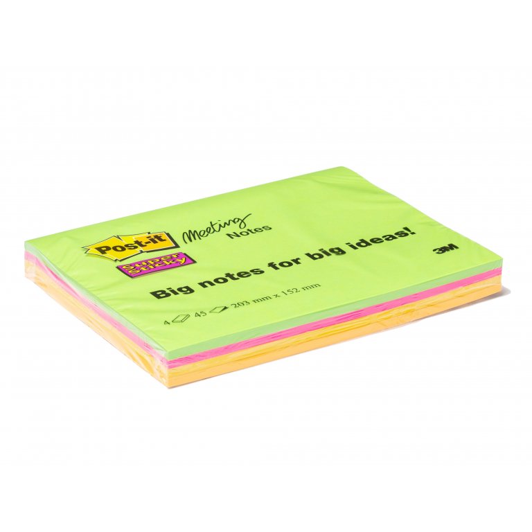 3M Post-it Super Sticky Meeting Notes