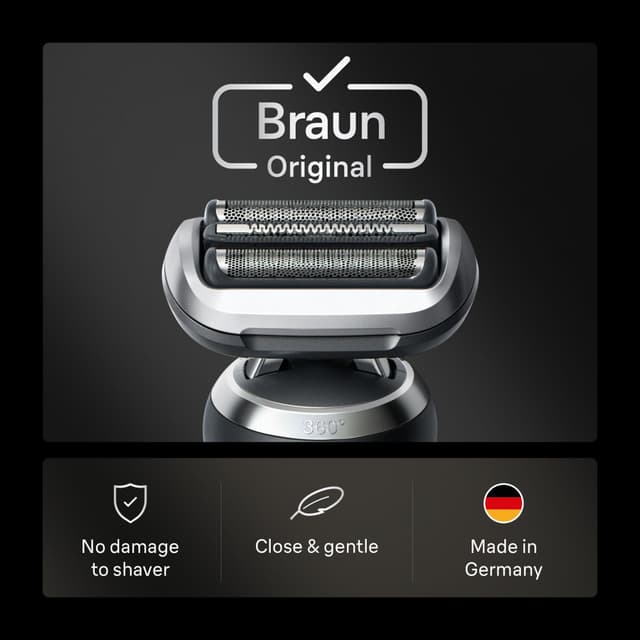 Braun 74S KeyPart barberhoved 189066 (sølv)