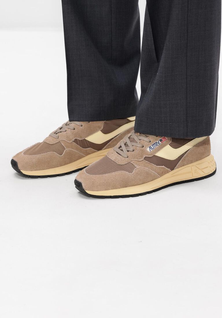 beige autry lage sneakers reelwind low man