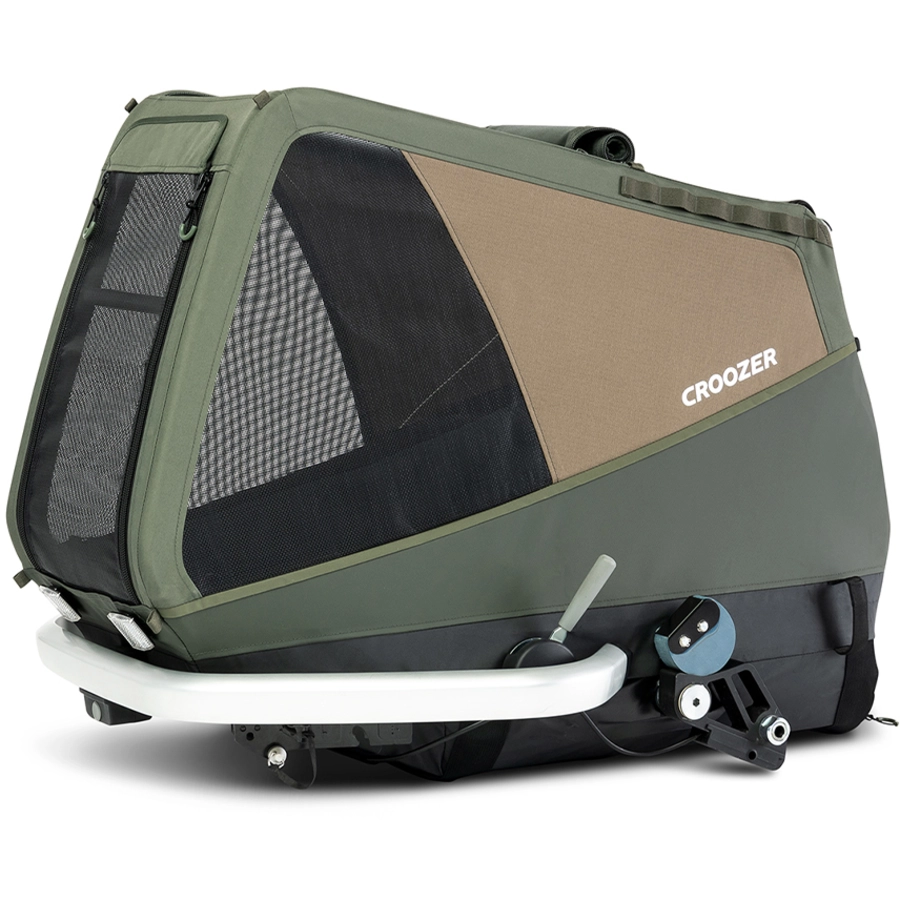 CROOZER Hundefahrradanhänger Dog Enna Moss green