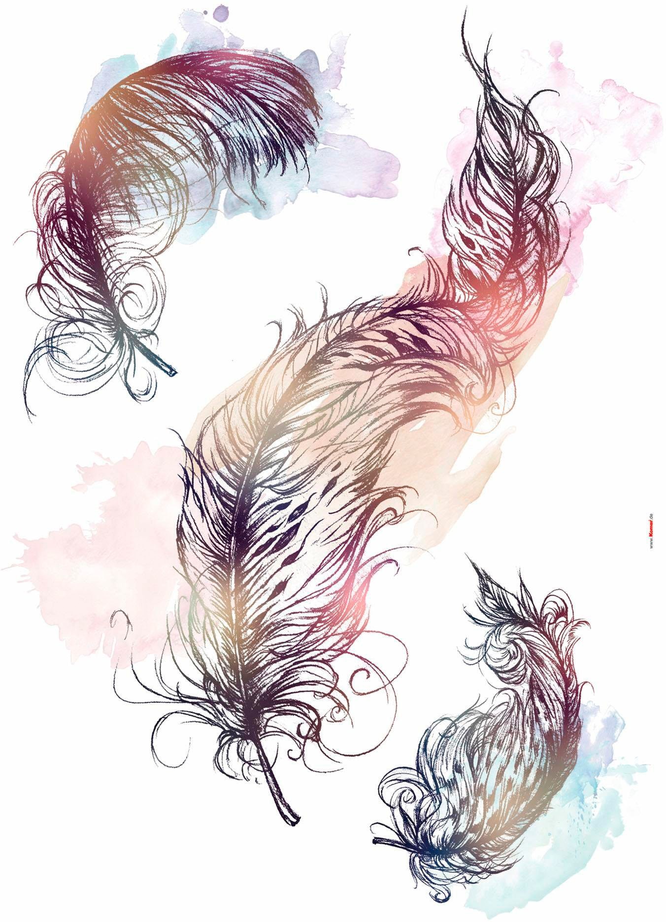 Komar Wandtattoo »Inspiration - Grösse 50 x 70 cm« selbstklebend, Wandsticker