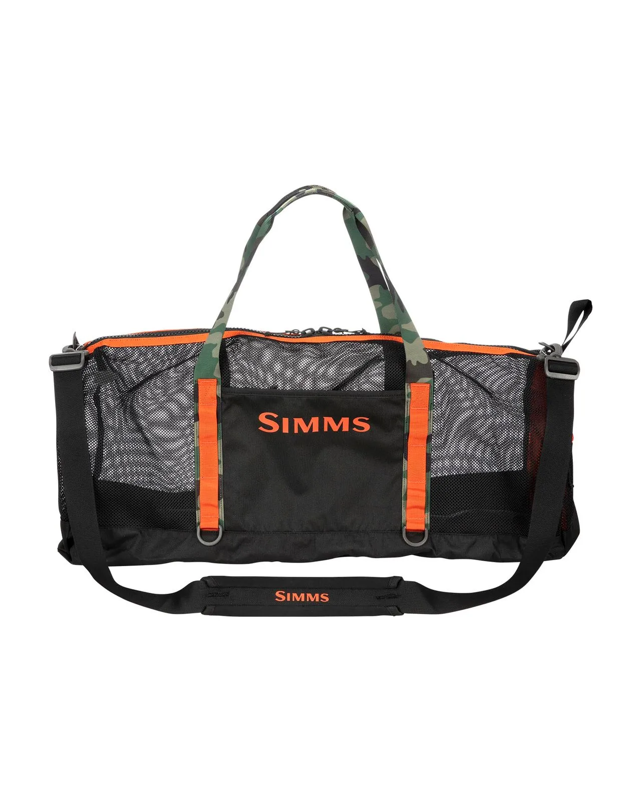 Simms Simms Challenger Mesh Duffel Hex Flow Camo Carbon