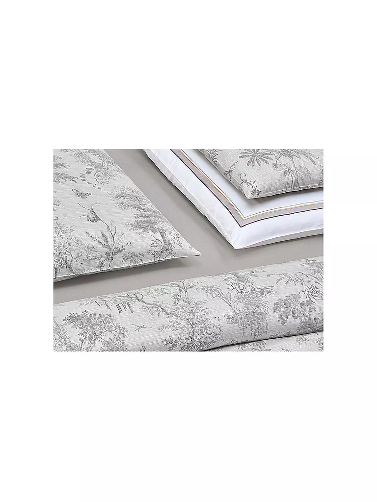 CHRISTIAN FISCHBACHER Satin Deckenbezug ILLUSION 140x200cm Grau hellgrau