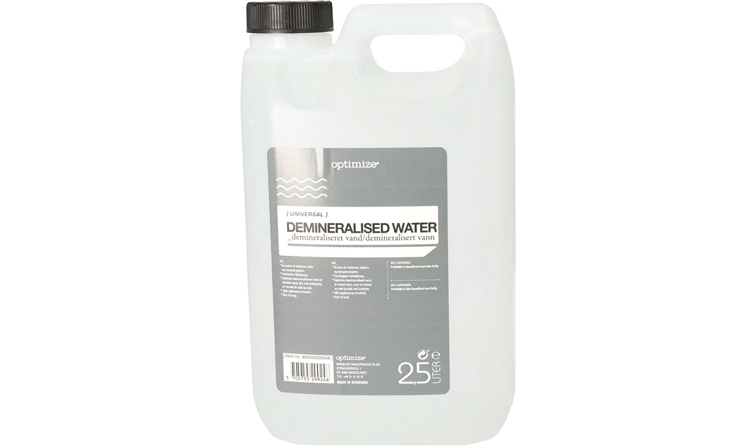 Demineraliseret vand, 2,5 liter