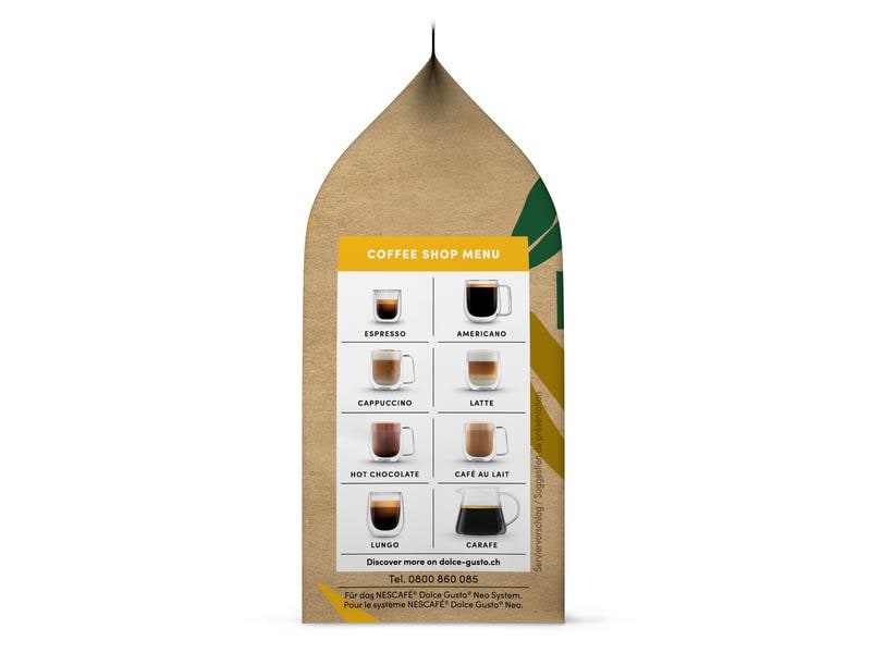 NEO by Nescafé Dolce Gusto Kaffee-Pods Carafe 8 Portionen Pods für die Nescafé Dolce Gusto NEO Kaffeemaschine von Delonghi