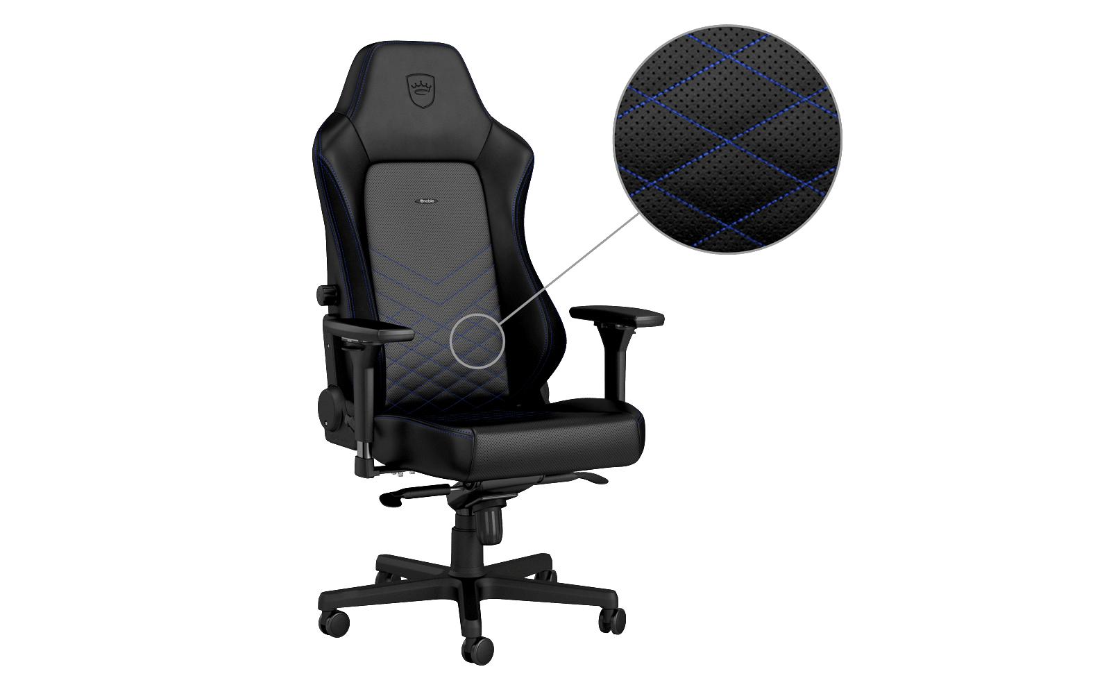 Gaming-Stuhl HERO Schwarz/Blau<br>Ergonomischer Gaming-Stuhl