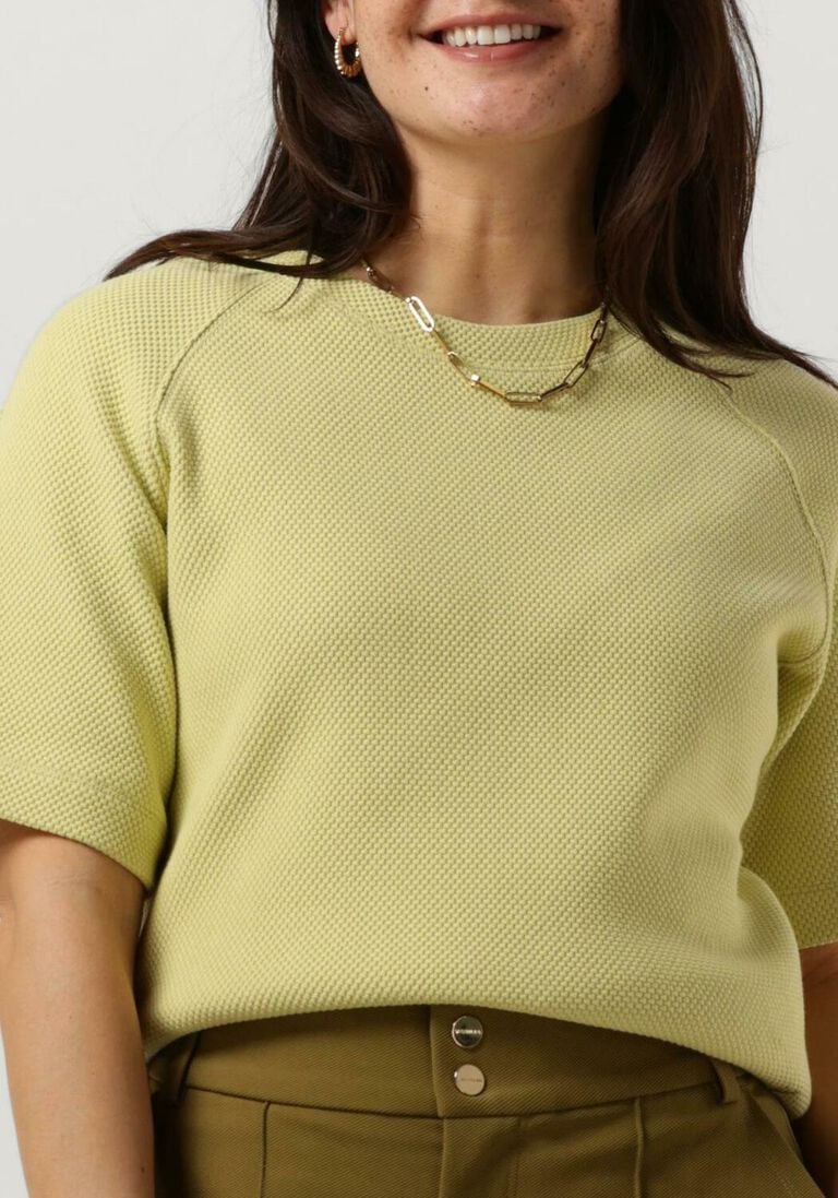 VANILIA groene vanilia trui petite sweat struc