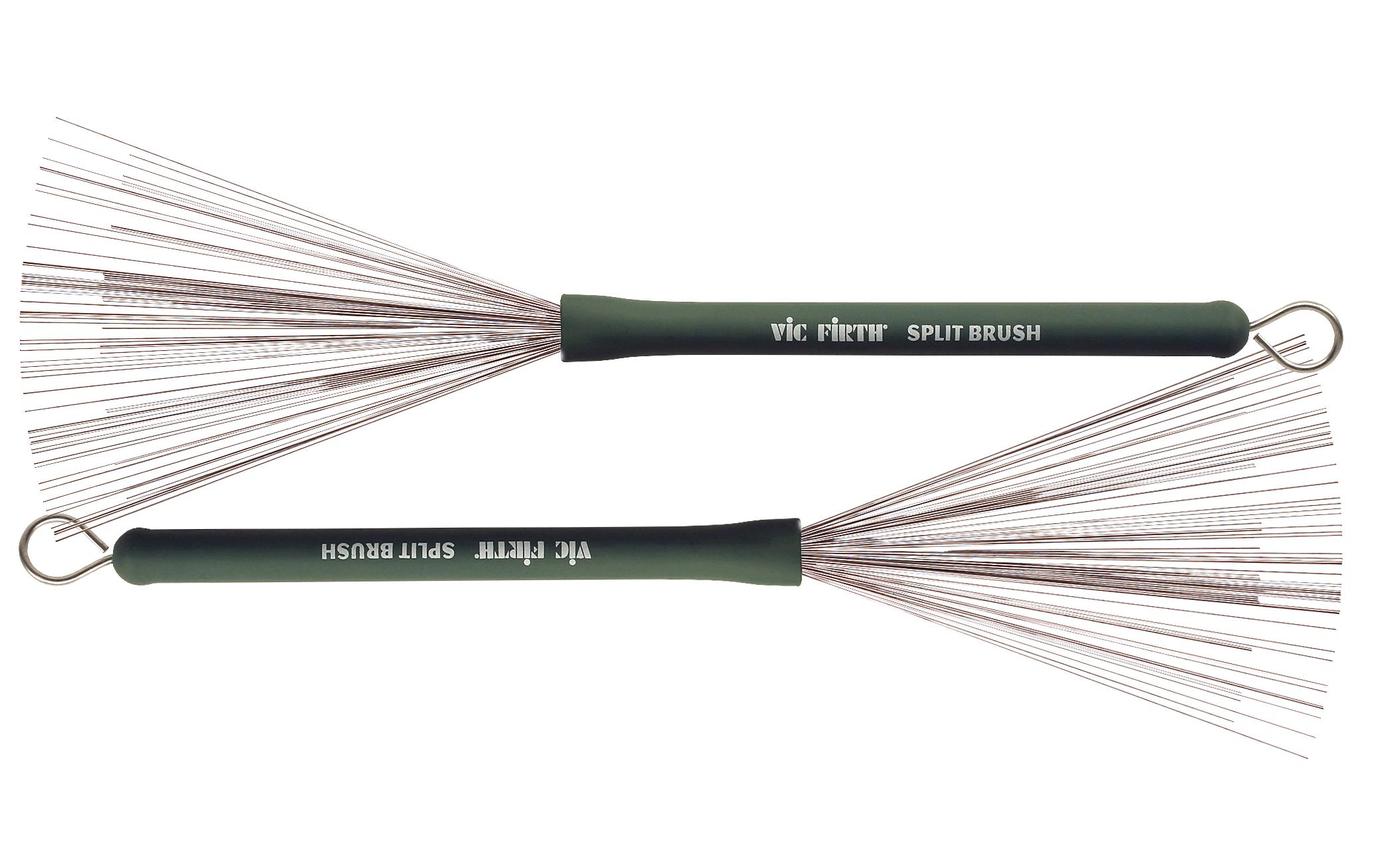 Split Brushes PaarDrum-Besen mit doppelter Reihe von Drähten
