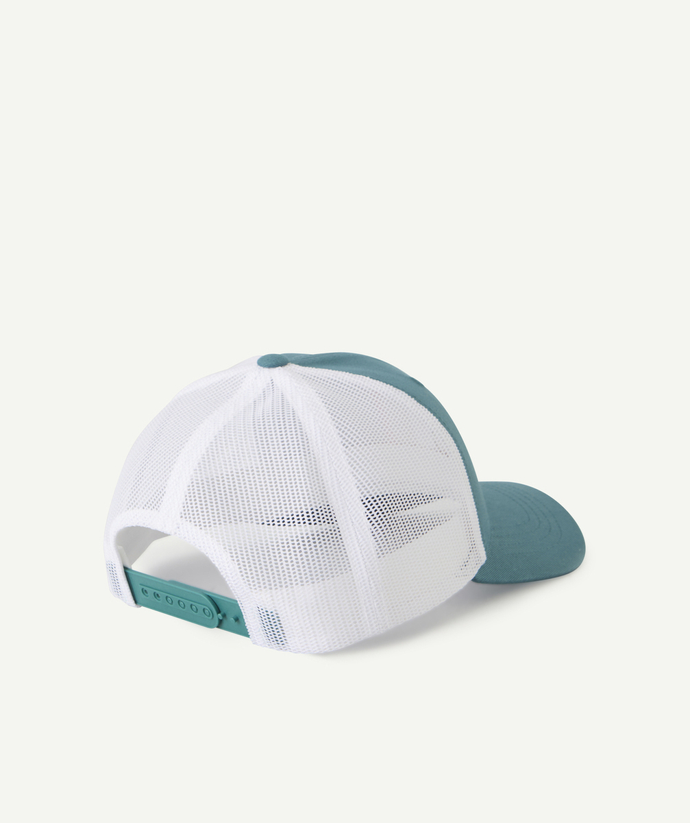 COLUMBIACASQUETTE YOUTH SNAP BACK BLEU-VERT AVEC PATCH