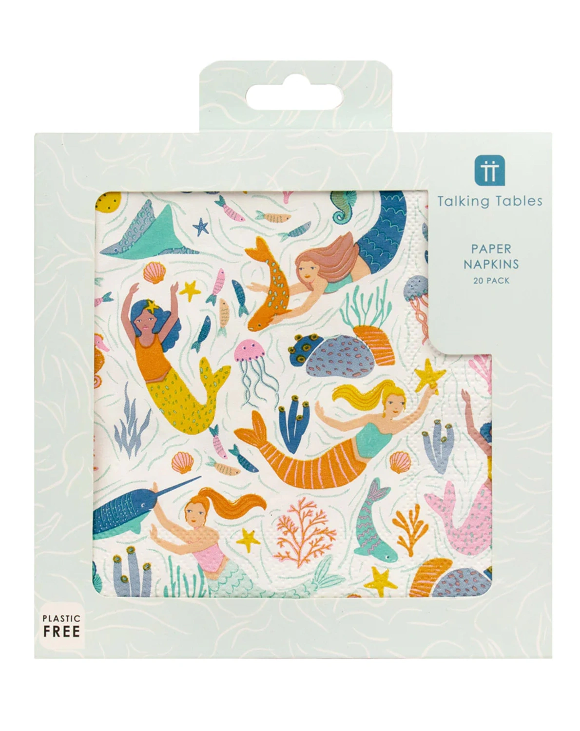 Servietten MAKE WAVES (33cm) 20er-Set in bunt