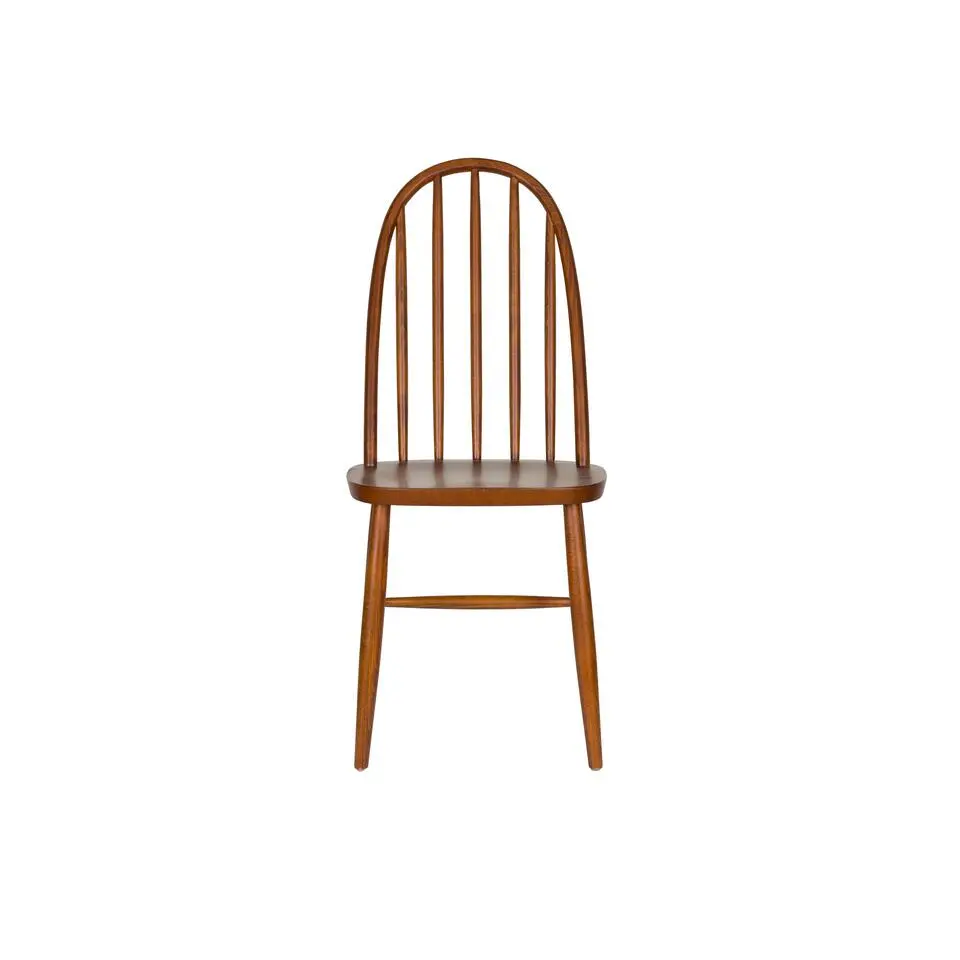 Housecraft Living Guez Eetkamerstoelen Hout Bruin donker - Set van 2