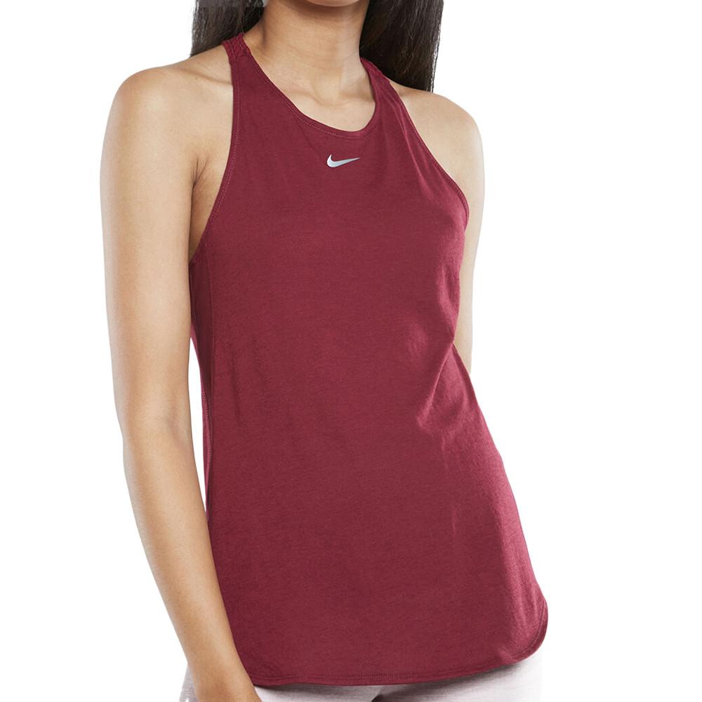 Nike Débardeur Bordeaux Femme Nike AeroAdapt