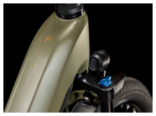 VTC Électrique Cube Kathmandu Hybrid Pro 800 Easy Entry Shimano Cues 11V 800 Wh 700 mm Vert Dusty Olive 2025
