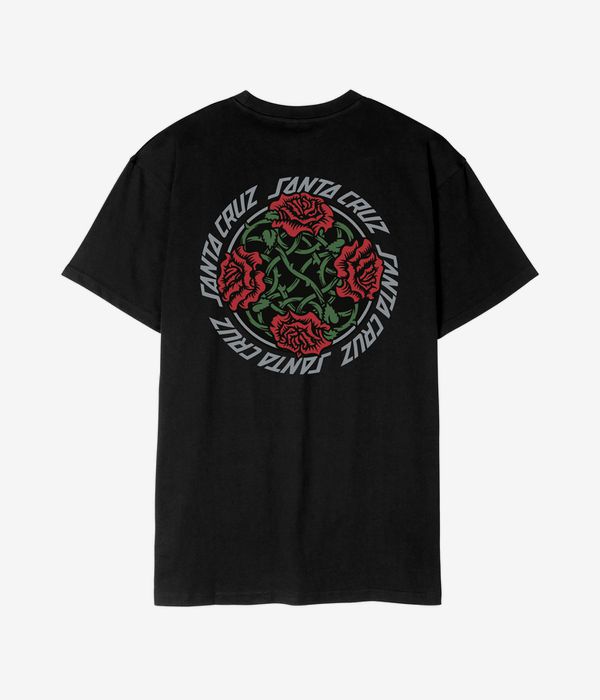 Santa Cruz Dressen Roses Solo T-Shirt (black)