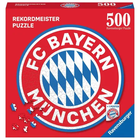 Ravensburger Puzzle - FC Bayern Logo, 500 Teile