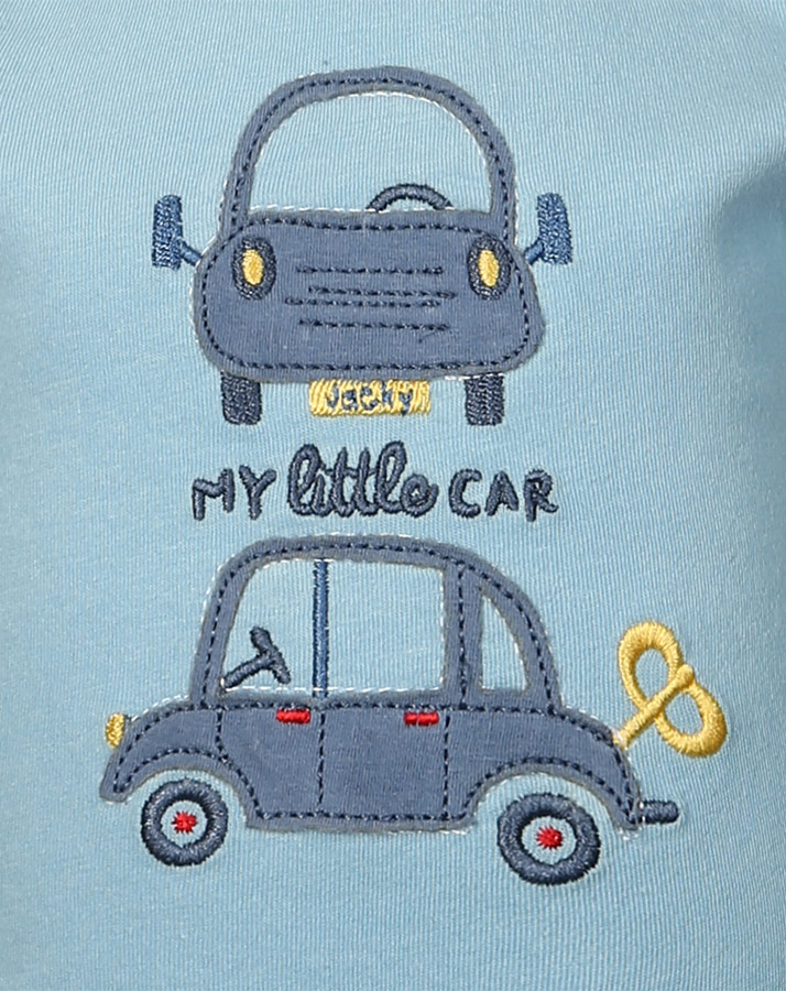 T-Shirt HAPPY CAR FRIENDS in hellblau