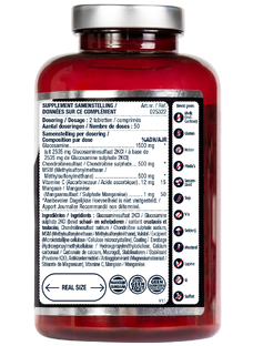 Lucovitaal Glucosamine Chondroïtine en MSM Tabletten 100TB