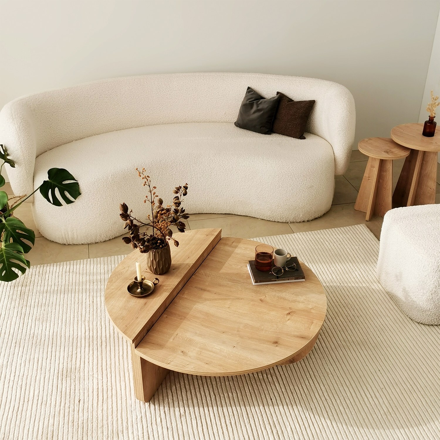 Homtex Exquisiter Sapphire Oak Couchtisch – Stilvoll, langlebig und vielseitig