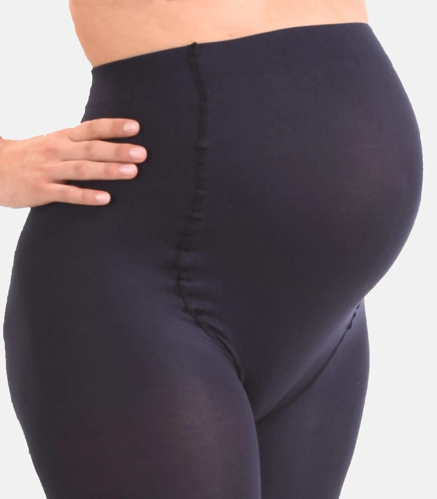 Duo Pack Collants de grossesse opaques confortables 60den | Bleu