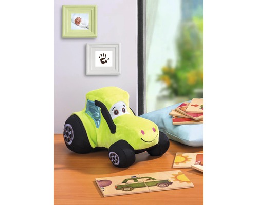 Zachte speelgoedtractor Toni 23 cm