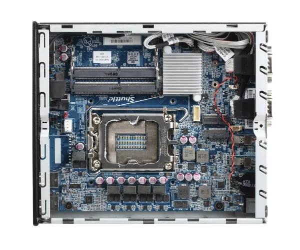 Shuttle XPC slim DH670V2 - Barebone - Slim-PC LGA1700 sokkel - Intel H670 - uden CPU - RAM 0 GB - UHD Graphics - Gigabit Ethernet, 2.5 Gigabit Ethernet - sort
