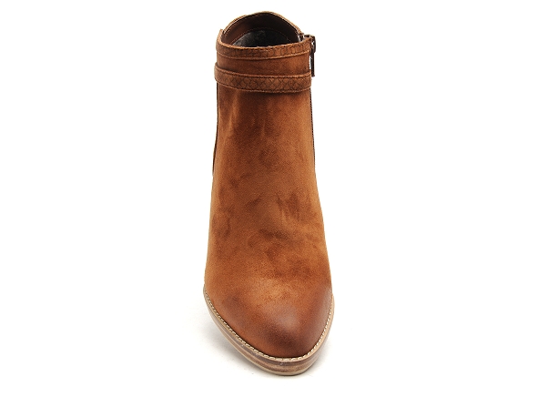 Fugitive boots bottine talons femme aslo marron