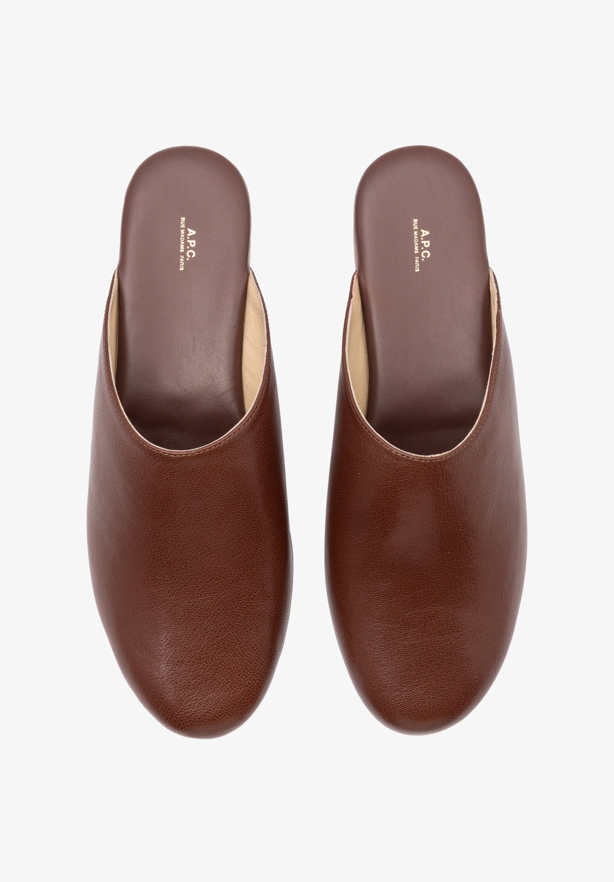 les mules - Marron fonce