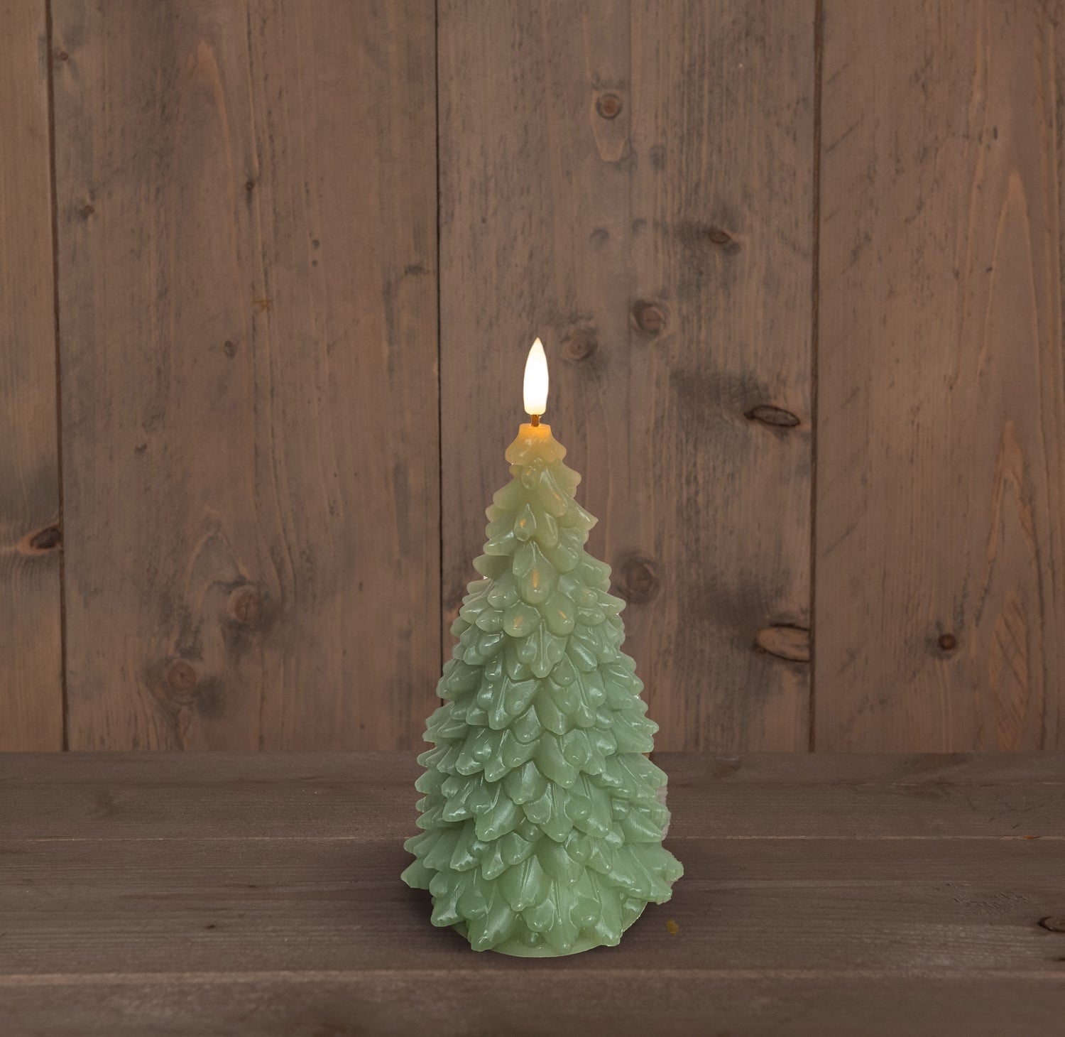 Anna's Collection led stompkaars Sito groen D 9,5 H 20 cm