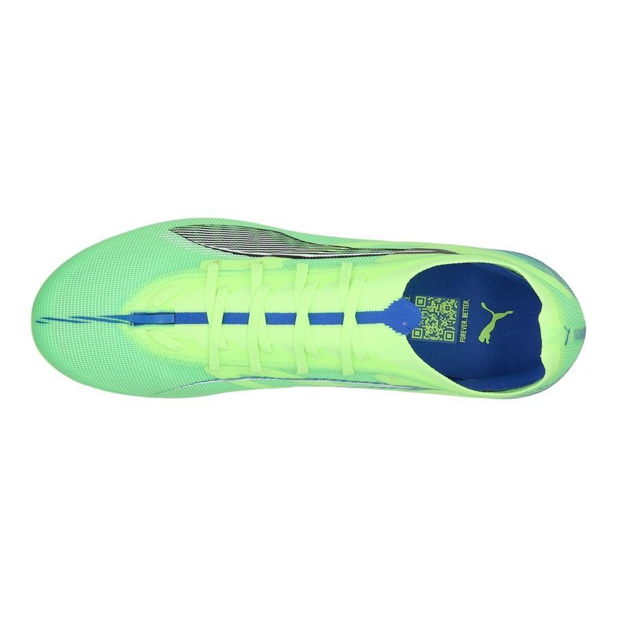 PUMA Ultra 5 Match MG Lights Out - Fizzy Apple/Blanc/Bleu