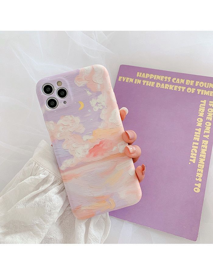 Elliure - Cloud Print telefoonhoesje - iPhone 11 Pro Max / 11 Pro / 11 / XS Max / XS / XR / X / 8 / 8 Plus / 7 / 7 Plus / 6S / 6S Plus