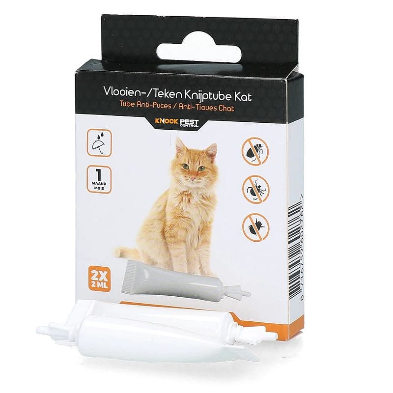Knock Pest Vlooien-Tekenpipet Kat | 12266