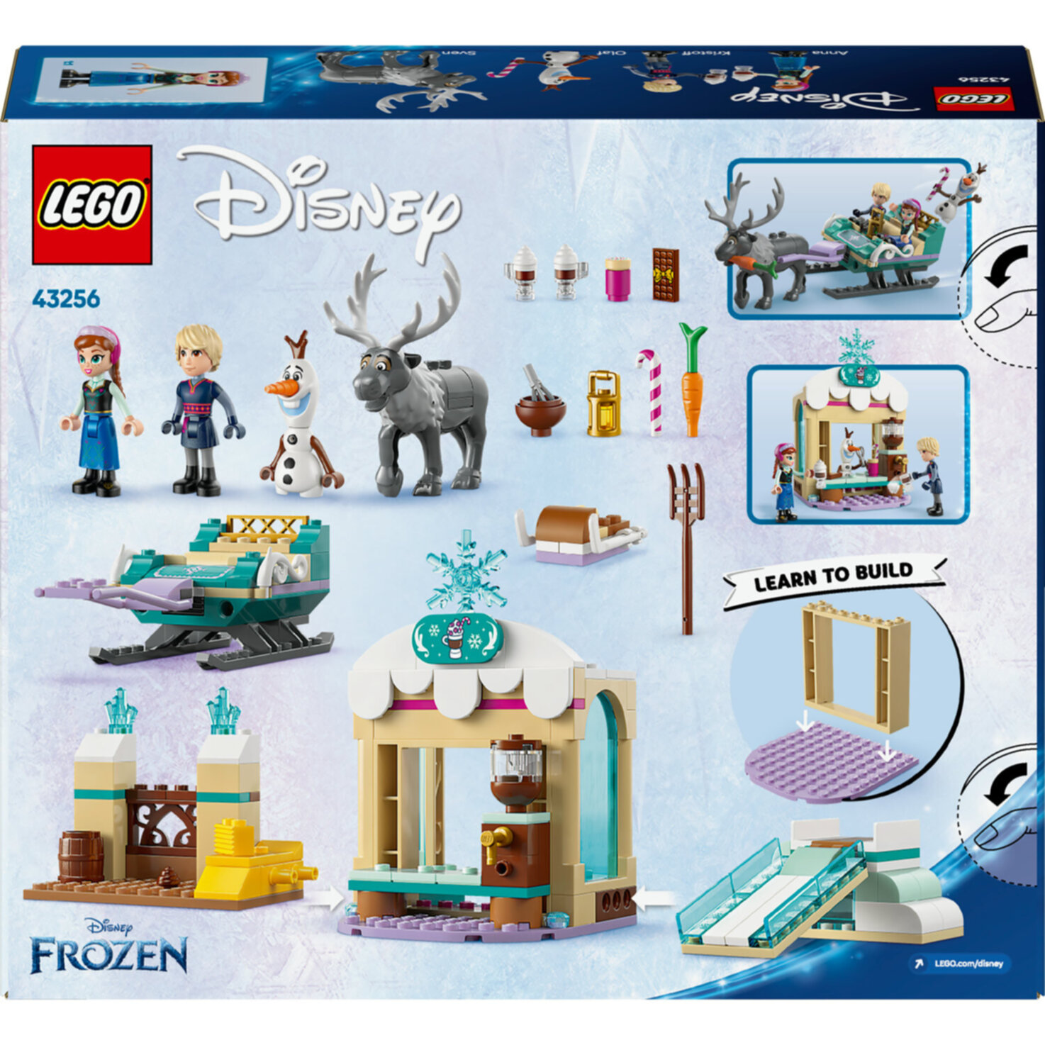 LEGO® Disney Princess 43256 Annas Schlittenabenteuer, ab 4 Jahren
