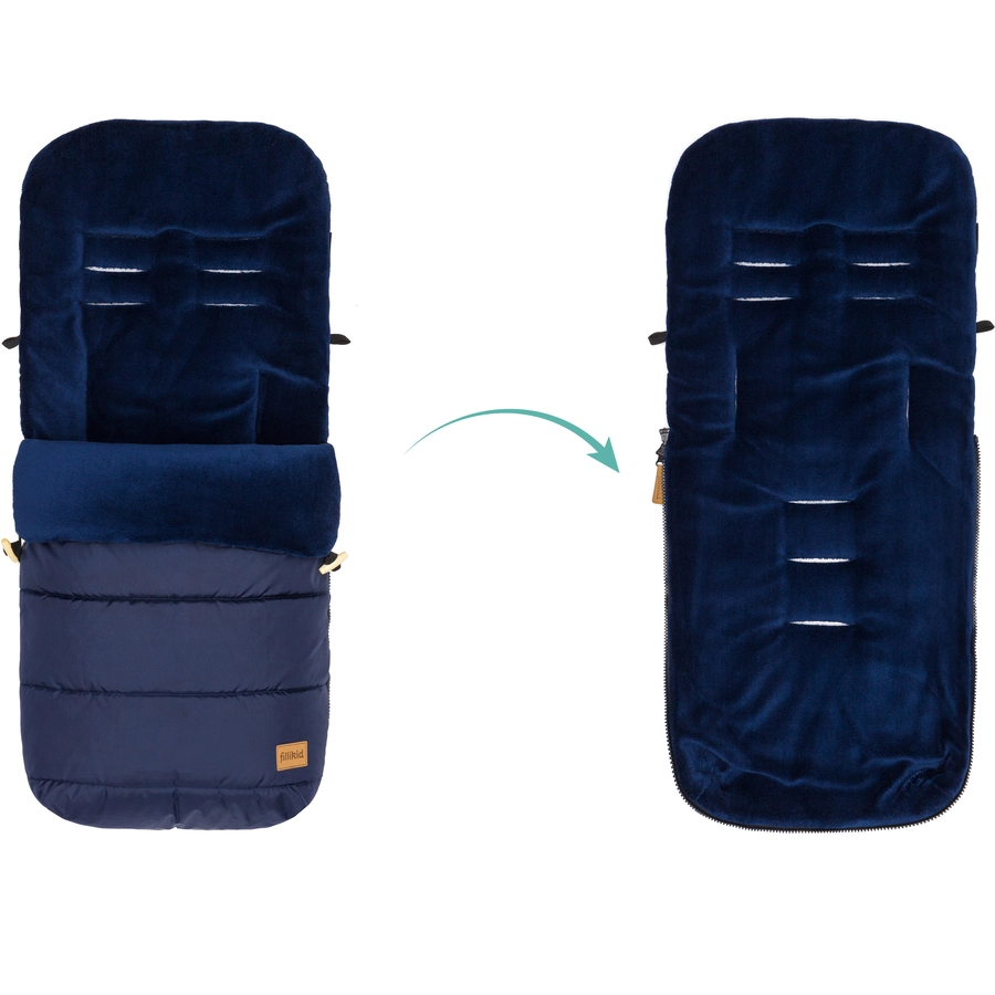 fillikid Winterfußsack Lanin Navy