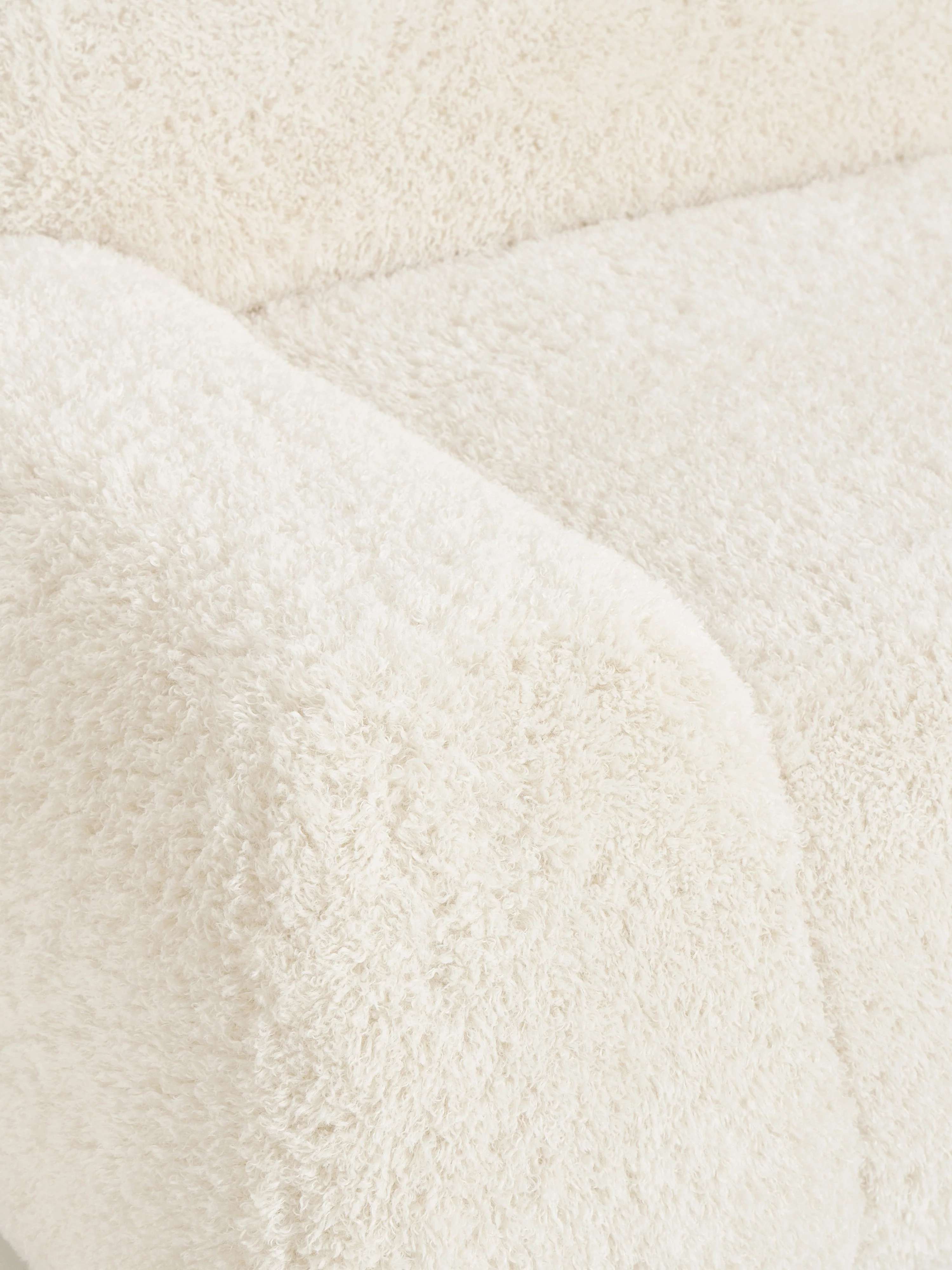 Modulaire teddy hoekbank Wolke (3-zits)