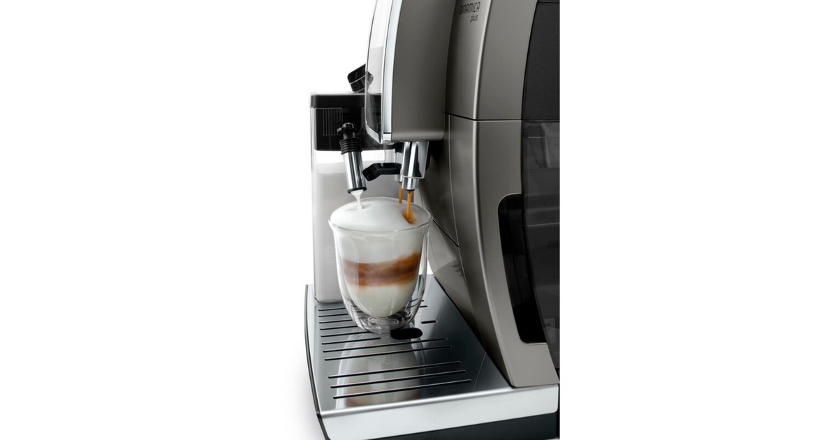 DeLonghiDinamica Plus ECAM380.95.TB volautomaat  (Titanium/titanium)
