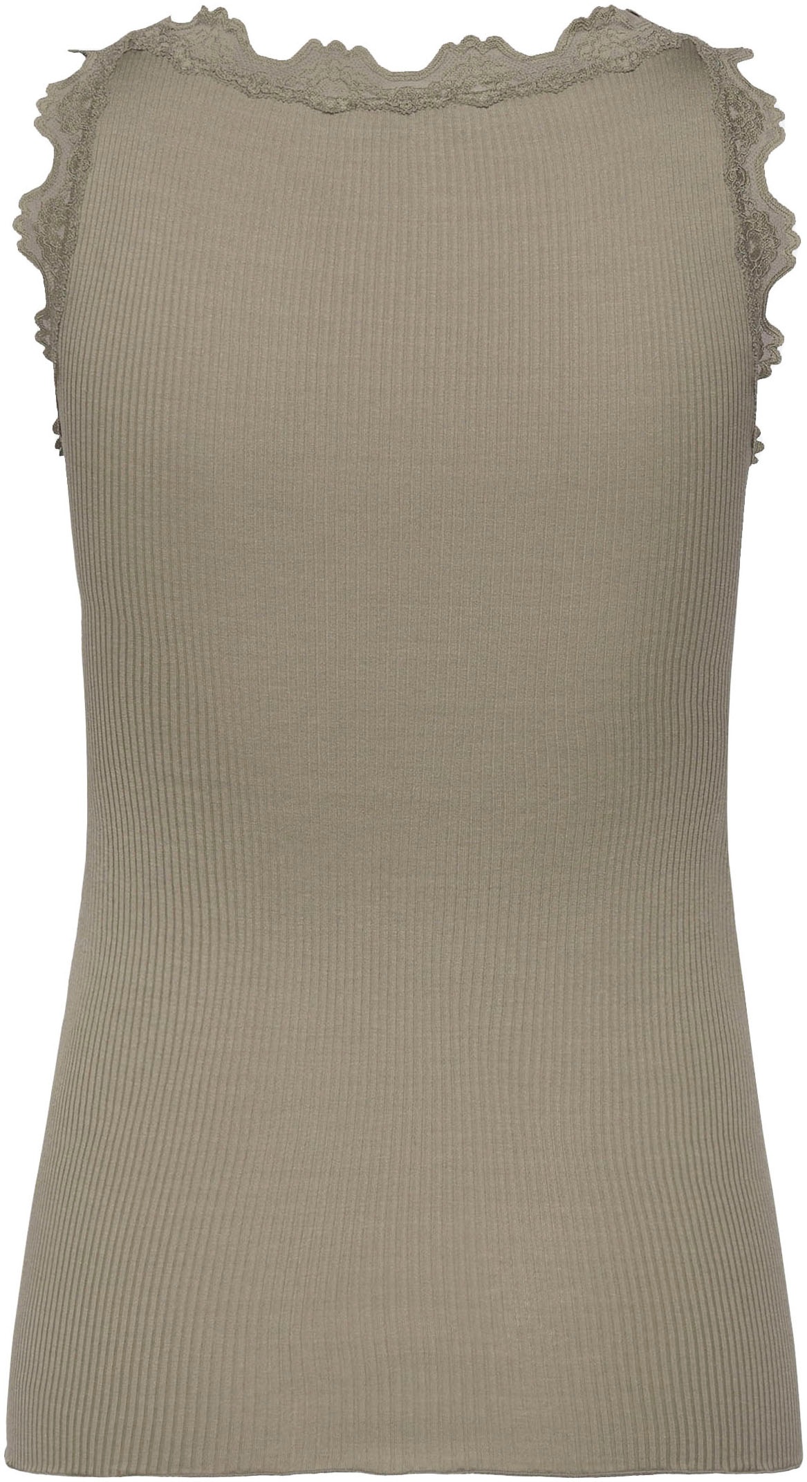rosemunde Tanktop »Babette Silk Top« Vintage-Spitzenbesatz, breite Träger, feminin, bequem, Seidenmix