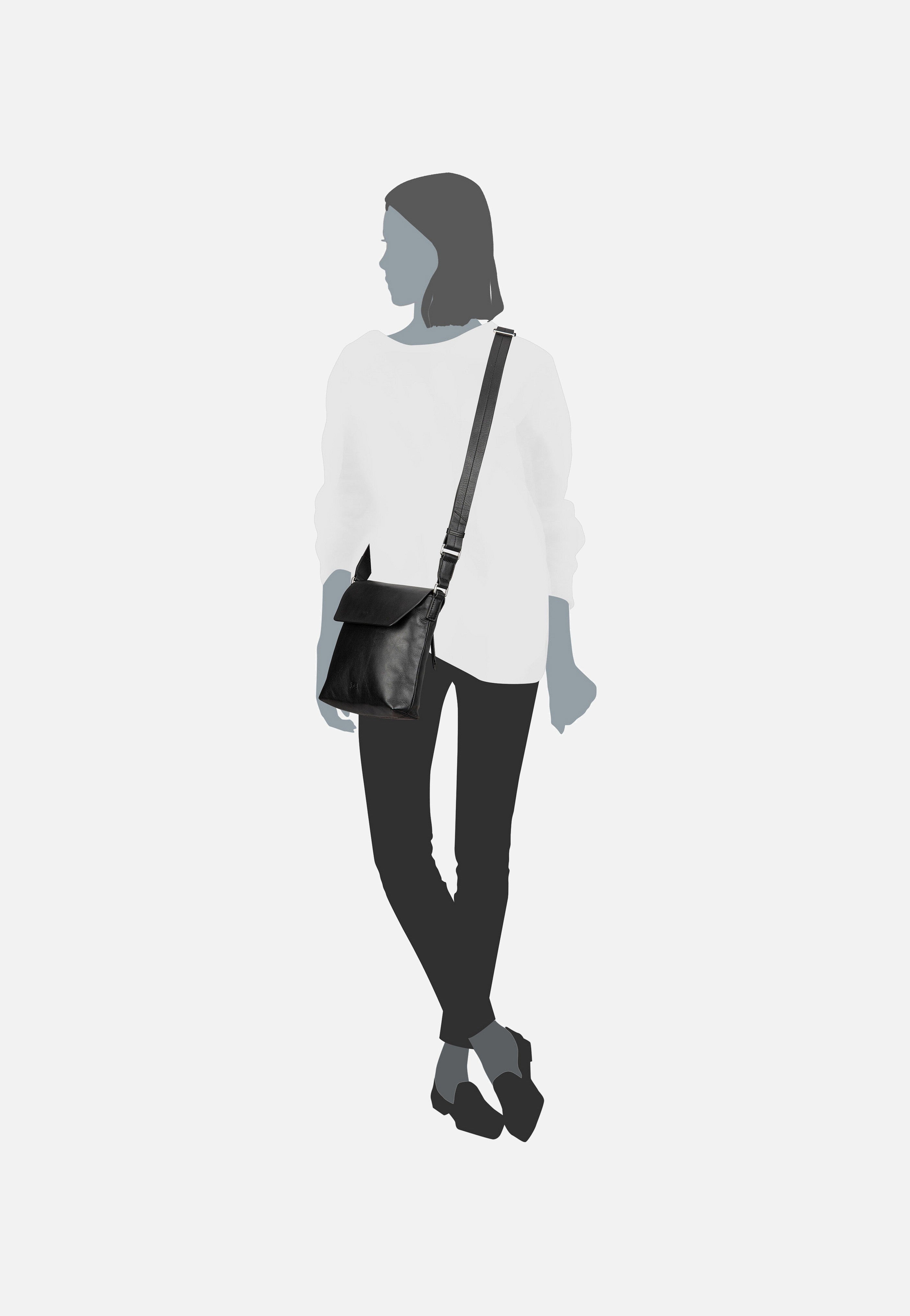 Arva S 4314 Schwarz - Crossbody Bag