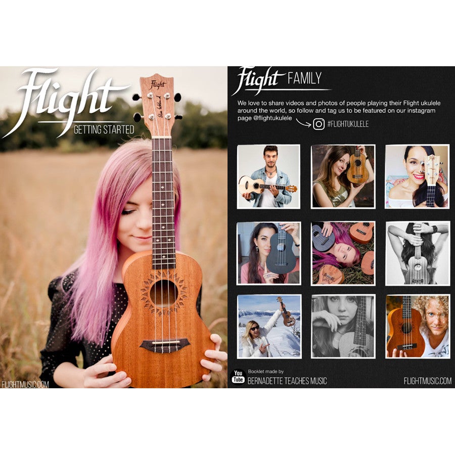 Flight Gemstone Series DUC380 Topaz concert ukelele met gigbag
