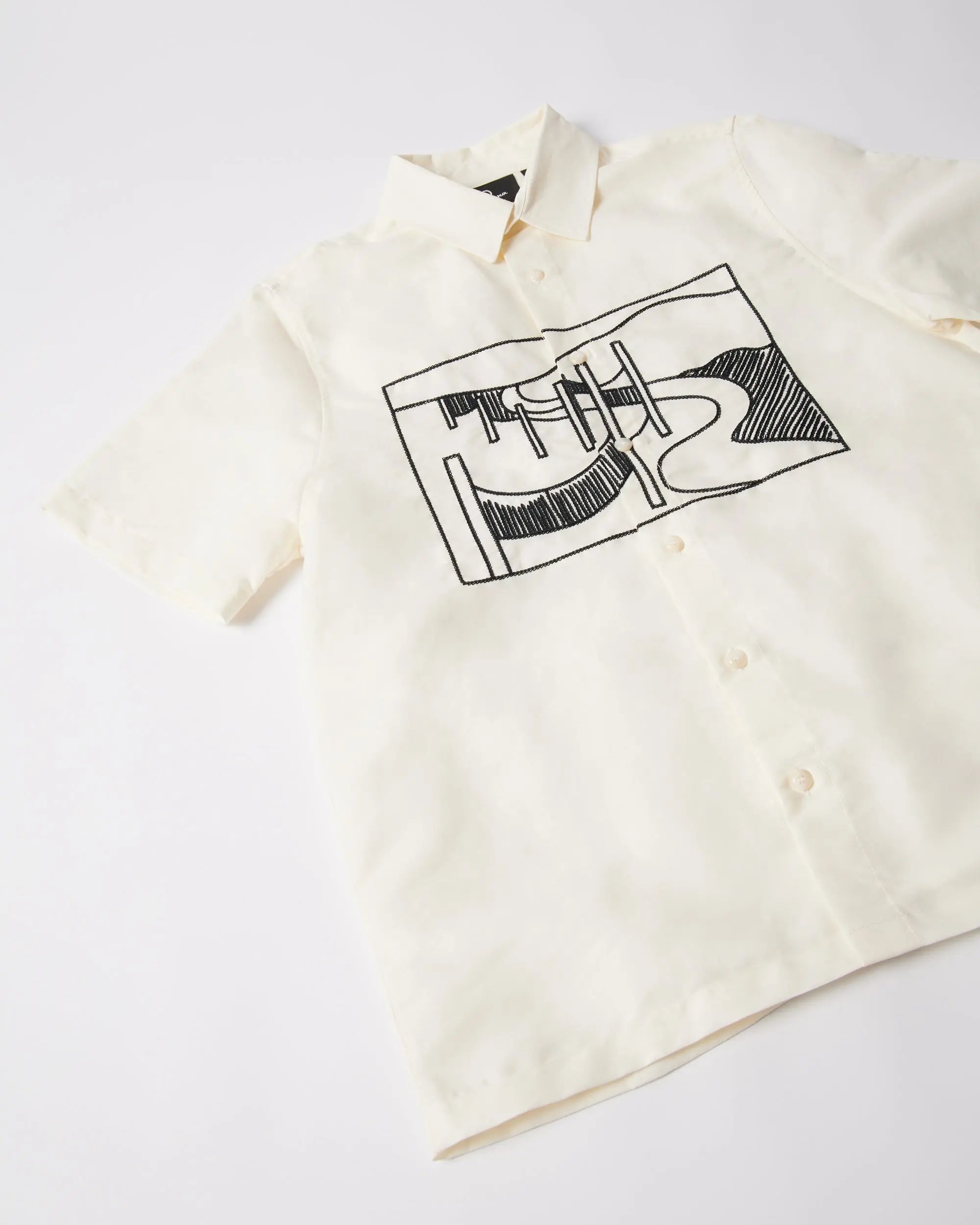 ByParra The Dunes Short Sleeve Shirt (Off White)