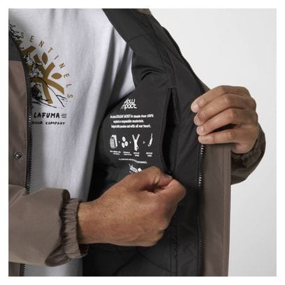 Veste imperméable Lafuma Ecoleaf Homme Brun